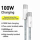 thumbnail image 2 of Cald000303 100w Usb-c / Type-c To Usb-c / Type-c Fast Charging Data Cable, 2 of 4
