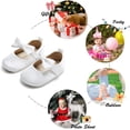 thumbnail image 5 of Soft Sole Baby Shoes - Infant Baby Walking Shoes Moccasins Rubber Sole Crib Shoes, 5 of 6