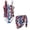 American Flag Cow Print, variant on Green Camouflage American Flag Swimsuit for Girls One-Piece Bathing Suit with Bikini Wrap Skirt Fashion Beachwear Sun Protection Athletic Bathing Suit Kids Swimming Clothing Patriotic