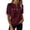 W10-Red, variant on Rhuody Tops For Women Short Sleeve Solid Color Zip Front Crewneck Tee Simple Womens Clothes White
