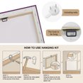thumbnail image 5 of Canvas Wall Art, Purple Framed Canvas Prints for Bathroom Kitchen, Modern Farmhouse Solid Purple Elegant Gallery Wrapped Wall Decor for Home Office, Gifts, 10"x10" Ship Next Day, 5 of 9