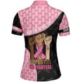 thumbnail image 3 of Personalized Breast Cancer 3D Polo Shirt, Pink Ribbon Awareness Polo, Survivor Pride Shirt Breast Cancer Tshirt (3XL), 3 of 4