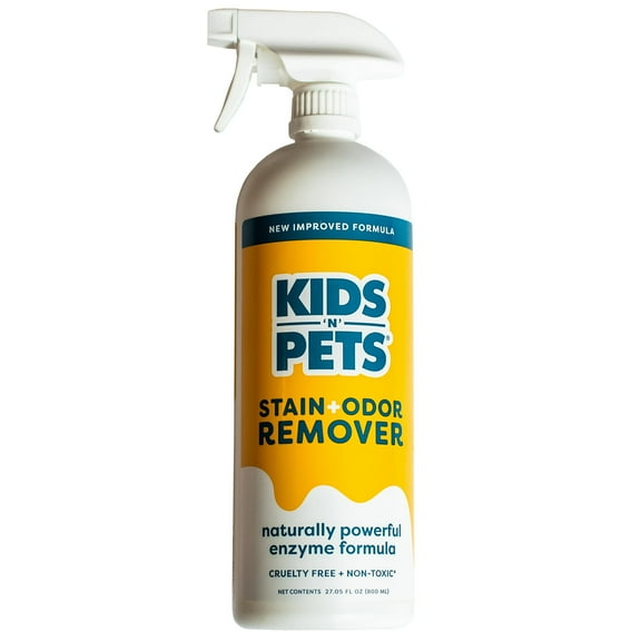 Kids ‘N’ Pets Stain   Odor Remover cleans even dog, cat urine smells, spots from carpet, couch - 27oz - 2 Count