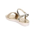 thumbnail image 3 of New Women Hearts Collection Isela-02 Metallic Rhinestone Ankle Strap Sandal, 3 of 5