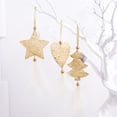 thumbnail image 2 of Christmas Hanging Ornaments Exquisite Reusable Lightweight Star Heart Feather Xmas Tree Pendants for Party, 2 of 8