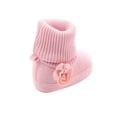 thumbnail image 3 of Newborn Baby Girl Flower Warm Snow Boots Shoes Toddler Soft Sole Booties, 3 of 5