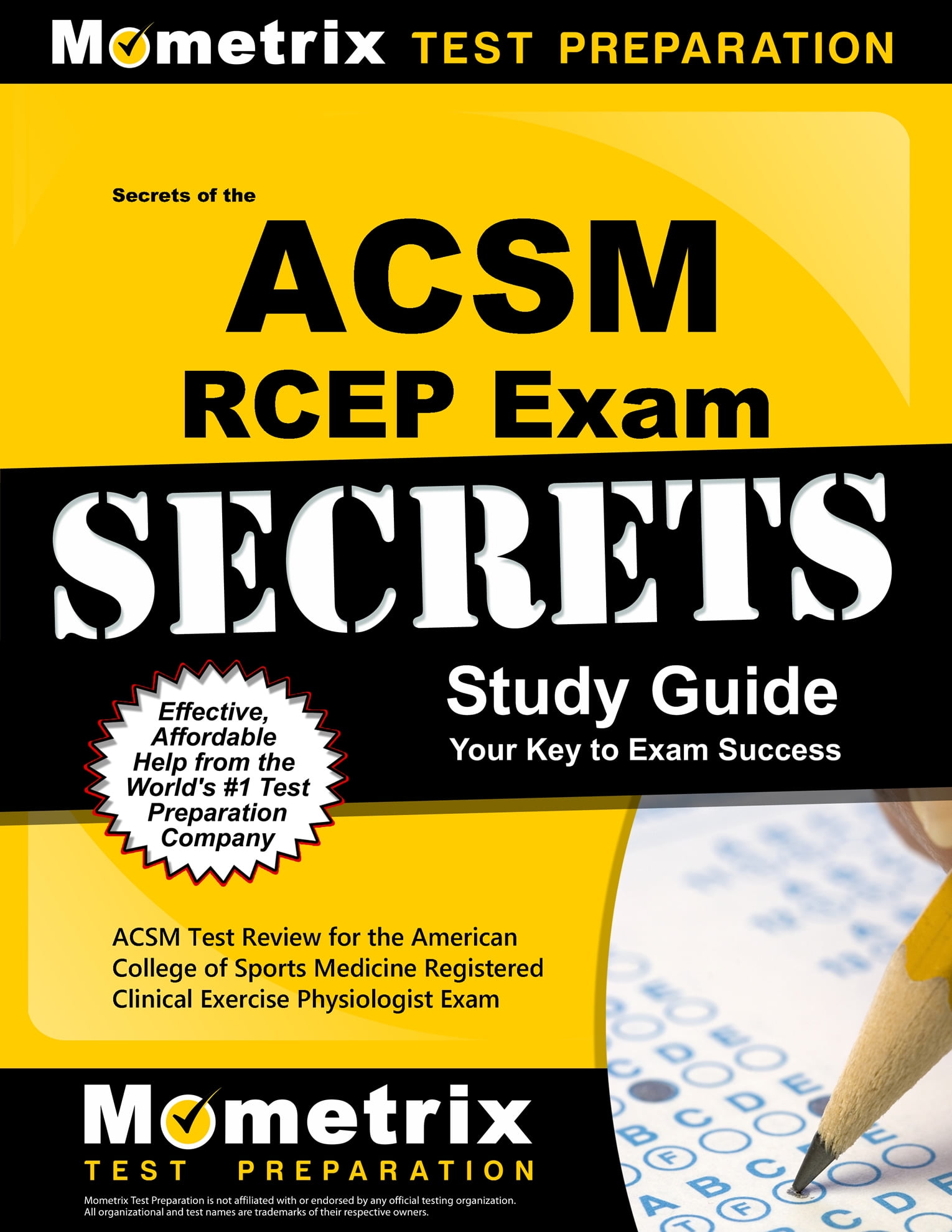 Acsm Rcep Exam Secrets Study Guide Acsm Test Review For The American College Of Sports Medicine Registered Clinical Exercise Physiologist Exam Walmart Com Walmart Com