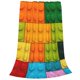 thumbnail image 2 of Fotbe Colorful Building Blocks Manta de Franela Acolchonada con Estampado, Súper Suave y Esponjosa, Extra Grande para Sofá, Cama, Uso Todo el Año-40"x30", 2 of 7