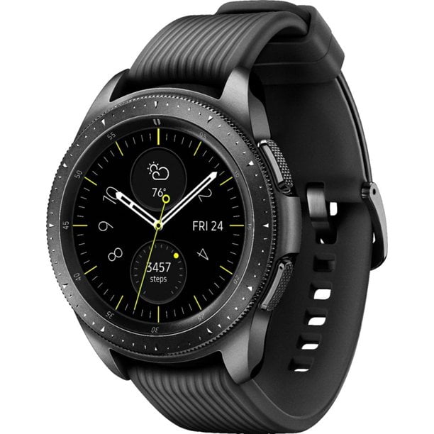 Restored Samsung Galaxy Watch Black Sm R815u 42mm Gps Lte Refurbished Walmart Com
