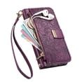 thumbnail image 2 of Flip Case for FOXDOCK OPPO Reno 13 Kickstand Viewing Full Protection Wallet Function Gift Choice Floral Embossed, 2 of 6