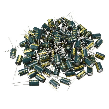 Aluminum Radial Electrolytic Capacitor Low ESR Green 470UF 25V 8 x 14 ...