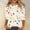 White, variant on Royisotas Easter Outfits for Women 2026 Casual Cute 3/4 Sleeve Easter Tops Round Neck Plus Size Easter Shirts