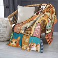 thumbnail image 4 of Yibo Coach Gifts Blanket Flannel Soft and Comfortable Anti-static Bed Sofa Blanket, 4 of 7