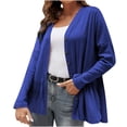 thumbnail image 1 of MeetoTime Women's Lightweight Long Sleeve Cardigan Fall Button Down Coat Outerwear 2024 Clothes, 1 of 3