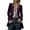 Purple, variant on Womens Jacket Fall Vintage Floral Lace Velvet Open Front Steampunk Slim Lightweight Jackets Black