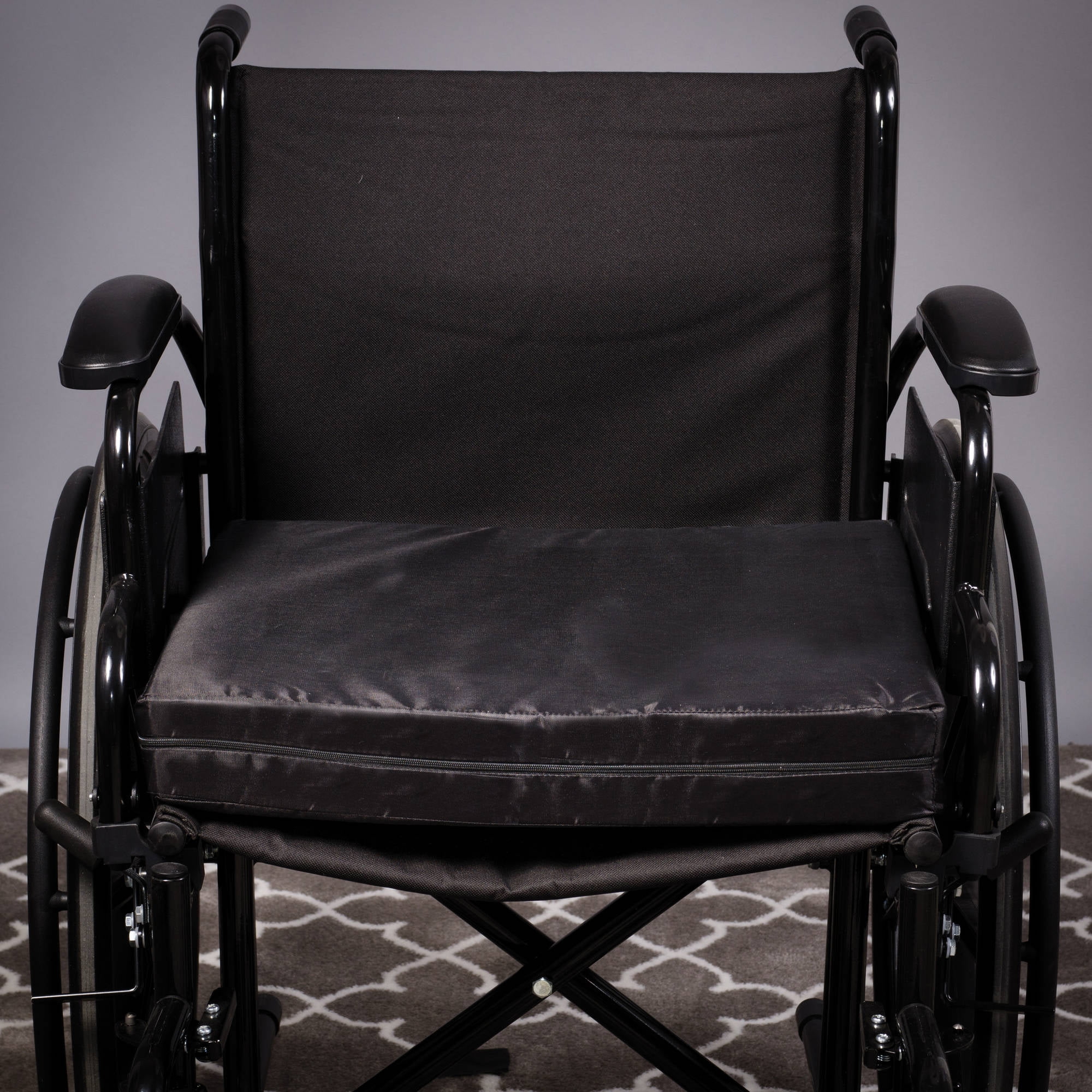 Dmi Hypoallergenic Natural Pincore Latex Foam Comfort Seat Cushion Dmi Hypoallergenic Natural Pincore Latex Foam Comfort Seat Cushion For Chairs And Wheelchairs With Nylon Oxford Cover 16 X 18 3 Black Com