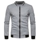 thumbnail image 1 of Abrigo de chaqueta con capucha y cuello alto con cremallera en contraste casual de diamante para hombre Pompotops oipoqjl9399, 1 of 9