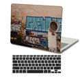 thumbnail image 1 of KSK KAISHEK Hard Protective Shell Case Cover Compatible with MacBook Pro 16"( Touch ID, 2023 2022 2021) + Black Keyboard Cover Model A2485 & A2780, Type C Painting A 0306, 1 of 5