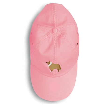Collie Embroidered Fleece - Collie Embroidered Baseball Cap BB3416PK-156