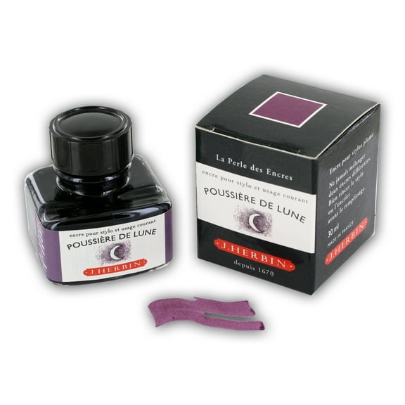 j. herbin fountain pen ink - 30 ml bottled - poussiere de lune