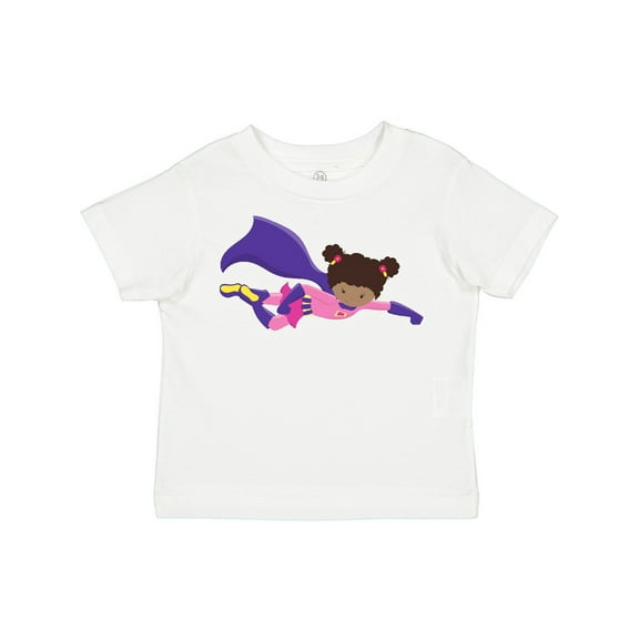 Inktastic African American Girl, Cape, Superhero Girl Girls Toddler T-Shirt