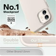thumbnail image 4 of for iPhone 12 Case/iPhone 12 Pro Case, Premium Silicone with [Soft Anti-Scratch Microfiber Lining] Shockproof Protective Phone Case for Men Women Girls 6.1", Stone, 4 of 13