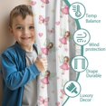 thumbnail image 3 of Blackout Kids Curtains,Fairy Heart Pattern Childrens Insulated Curtains Set Of 2,Bedroom Essentials,Toddler Room Decor 42"x84", 3 of 5