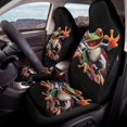 thumbnail image 3 of Binienty Frog Front Car Seat Covers Front Seats Only Decorative Waterproof Vehicle Seat Covers for Cars SUV Truck Van, Easy to Install, 3 of 8