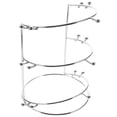 thumbnail image 4 of MasteelfCA Wedding Headbands Three-tier Stand Crown Display Rack Crown Showing Metal Stand, 4 of 9