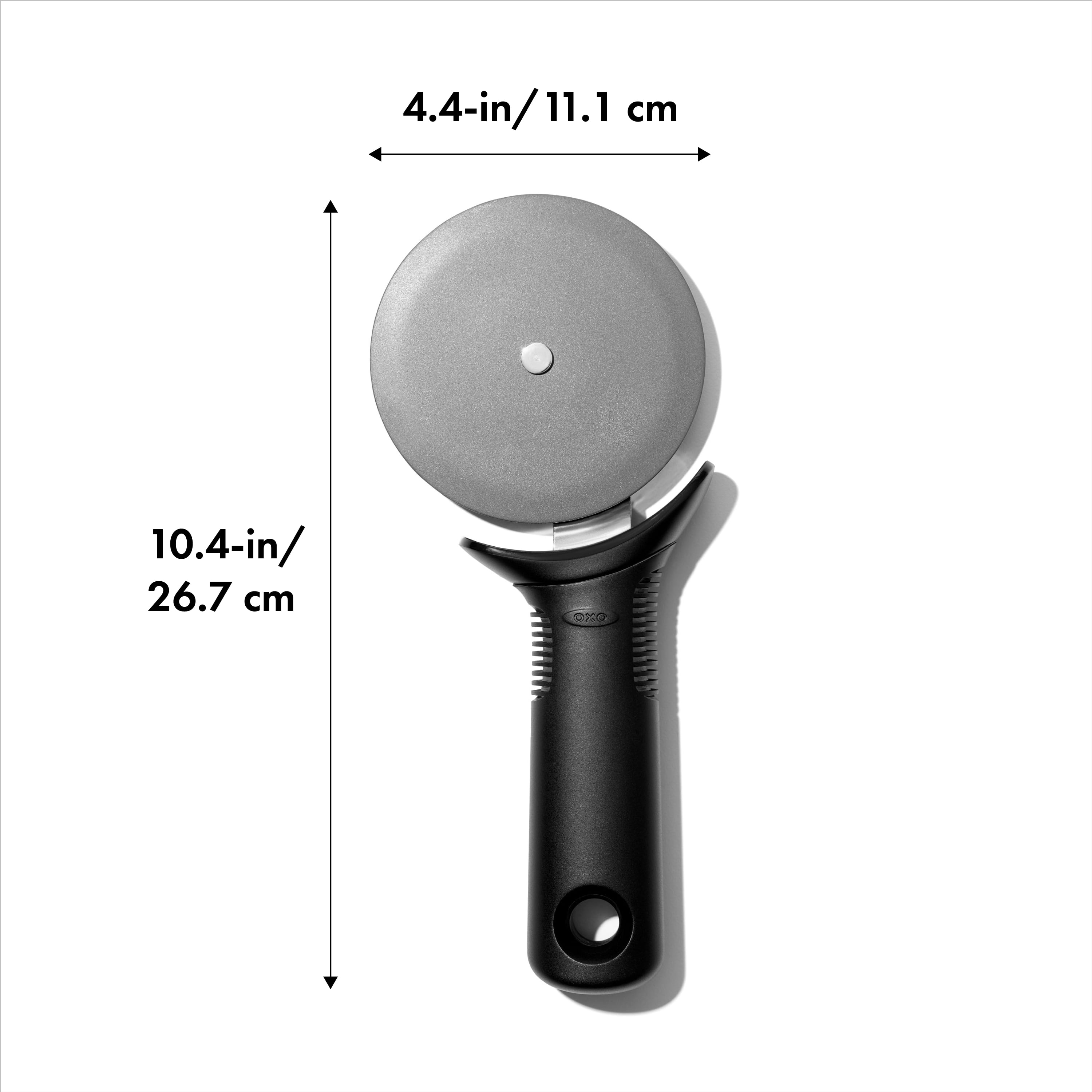 OXO SoftWorks 3.5-Inch Non-Stick Pizza Cutter Wheel with Thumb Guard, Black