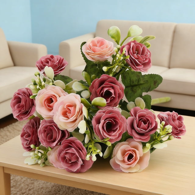 Outdor Silk Arrangement Realistic Floral For Home And