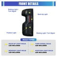 thumbnail image 4 of 1 Pair LED Tail Lights Compatible with 2019-2025 Chevy Silverado 1500,2020-2025 Chevy Silverado 2500 HD/3500 HD,Sequential Turn Signal Rear Lights,Black Housing & Smoked Lens, 4 of 10