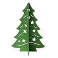 thumbnail image 3 of Pino navideño armable de 1.20 m elaborado en MDF y acabado en color verde., 3 of 7