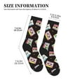 Crew Socks for Women Men Athletic Colorful retro tape Soft Comfort