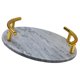 thumbnail image 1 of unbranded Marble Tray Para Casa De Mármol Para Postres Con Asa Y Multicolor, 1 of 7
