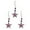 Red, White, Blue, variant on Antqov 3PCS 4th of July Star Ornaments Independence Day Star Decorations 4th of July Decoration Red Blue Star Shaped Hanging Ornaments for Memorial Day Tree Labor Day Anniversary Party
