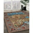 thumbnail image 2 of Ahgly Company Indoor Square Traditional Brown Animal Area Rugs, 7' Square, 2 of 6