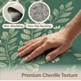 thumbnail image 6 of ODIKA 2'x3' Washable Accent Rug Pet Friendly, Bedside Mat Trellis Farmhouse Minimalist Border Entry Trailing Door Botanical Refined for Bedroom, Nursery, RV, 6 of 7