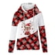 thumbnail image 4 of ICHUANYI Clearance Fashion Woman Long Sleeve T-Shirt Christmas Printing Hooded Blouse Tops(White, XXL) ICHUANYI WER2023081502198, 4 of 4