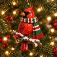 thumbnail image 7 of Cardinal Ornaments for Christmas Tree,Red Cardinals Christmas Decor Bird Christmas Ornaments Crystal Christmas Hanging Ornaments Memorial Decor Bird Watcher Collection Gifts 3.15 Inch, 7 of 7