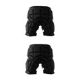 thumbnail image 3 of Greeniant Almohadilla para el trasero de la cadera de esquí engrosada Patín de ruedas Snowboard Acolchado Seguro Pantalones cortos Guardia S Tipo 1 2Conjunto, 3 of 6