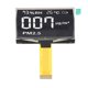 thumbnail image 1 of Pantalla LCD de diodo emisor de luz orgánico de 2,42 pulgadas, módulo de pantalla transparente en línea SSD1309 de 24 pines con resolución de 128x64, pantalla blanca, 1 of 5