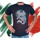 thumbnail image 3 of Playera De Fiestas Patrias Impresion De Ajolote Mexico Septiembre Independencia Color Negro Talla Grande Marca Emil SaEs, 3 of 4