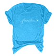 thumbnail image 3 of Cathalem T Shirts Womens 2024 Summer Slim Fitted Ribbed Knit Basic Casual Tee Tops,Sky Blue M, 3 of 3