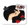 thumbnail image 1 of SIDONKU Hand of Woman Holding Joker Playing Round and Suit Symbols Mousepad Mouse Pad Mouse Mat 9x10 inch, 1 of 1