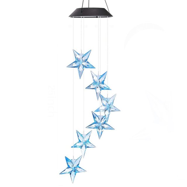 Campanas de viento, campanas de luz solar, campanillas de viento de colores para decoración al aire libre, decoración de jardín