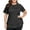 Black, variant on womens tops Women's Plus Size Workout Tops Short Sleeve Loose fit Shirts Athletic Gym Yoga Clothing spring tops for women