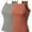 2PACK - H.Grey/Mauve, variant on Women's 2-Pack Simple Casual Basic Active High Neck Ribbed Tank Top