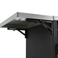 thumbnail image 6 of RONSHIN Wood Outdoor Kitchen Island with Stainless Steel Top & Accessories - Gray, 6 of 9