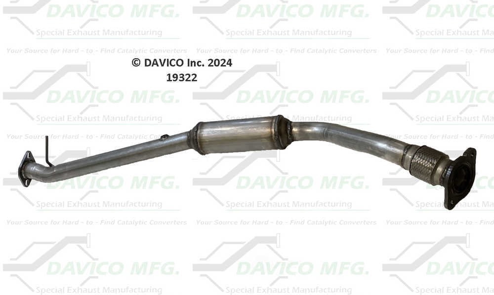 Davico Mfg 19322 Direct-Fit Catalytic Converter